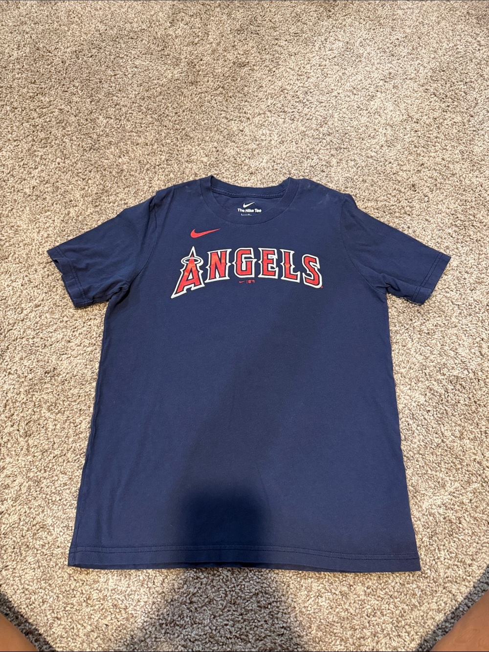 Nike Navy & Red Angels Graphic Tee - Kids